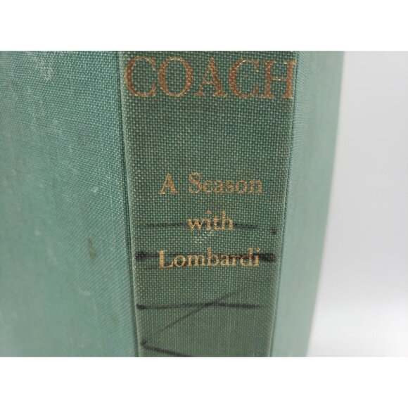 Coach A Season With Lombardi By Tom Dowling Hardcover Book 1970 Vintage HTF - Picture 5 of 10